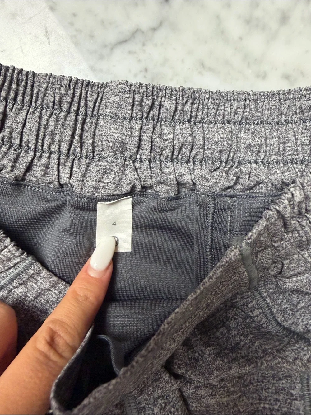 lululemon athletica Women's Heather Gray Athletic Shorts